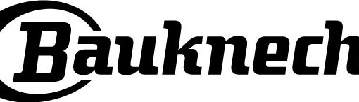 Bauknecht Unternehmens-Logo: Schwarze Schrift auf weißem Grund