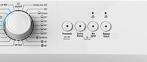 Amica WA 14680 W: Drehregler mit Programmen und mehrere Knöpfe